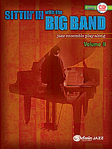 SITTING IN WITH THE BIG BAND #2 PIANO BK/CD cover